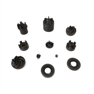 Rotor de turbine en ferrite moulé par injection